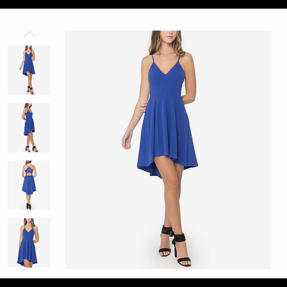 NWT Sleeveless Lace High Low Dress Sz 13/14